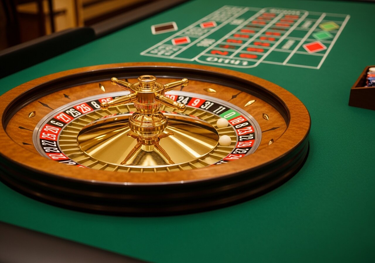 Single zero European roulette dealer training at Game Setters Las Vegas